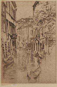 Rustig Kanaal door James Abbott McNeill Whistler