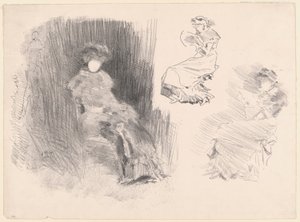 Lezen door James Abbott McNeill Whistler