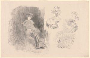 Lezen door James Abbott McNeill Whistler