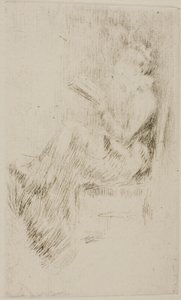 Een boek lezen door James Abbott McNeill Whistler