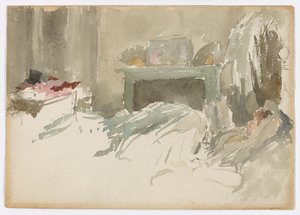 Rustend in bed door James Abbott McNeill Whistler