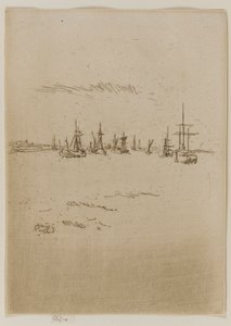 Terugkeer naar Tilbury door James Abbott McNeill Whistler