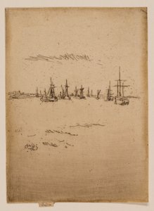 Terug naar Tilbury door James McNeill Whistler