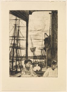 Rotherhithe door James Abbott McNeill Whistler
