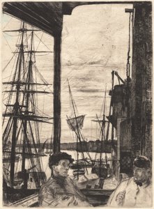 Rotherhithe door James Abbott McNeill Whistler