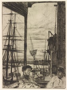 Rotherhithe door James Abbott McNeill Whistler