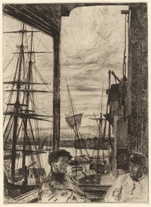 Rotherhithe door James Abbott McNeill Whistler