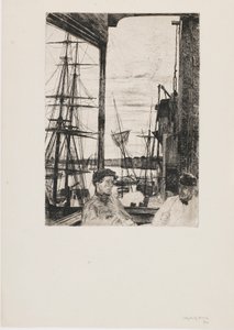 Rotherhithe door James Abbott McNeill Whistler