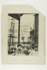 Rotherhithe door James Abbott McNeill Whistler