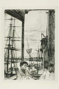 Rotherhithe door James Abbott McNeill Whistler
