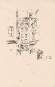 Rue Furstenburg door James Abbott McNeill Whistler