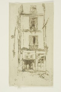 Rue des Bons Enfants, Tours door James Abbott McNeill Whistler