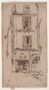 Rue des Bons Enfants, Tours door James McNeill Whistler
