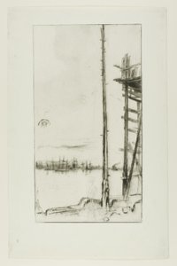 Scheepswerf, Liverpool door James McNeill Whistler