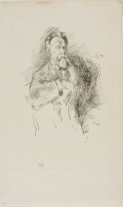 Schets van William E. Henley door James Abbott McNeill Whistler