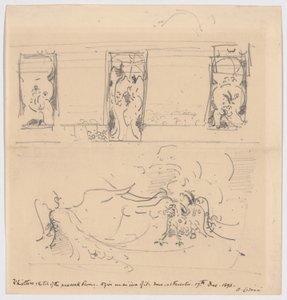 Schets van de Pauwenkamer