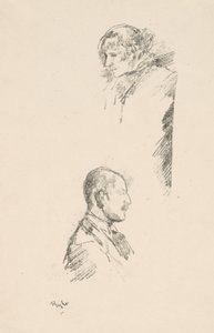 Schetsen van Miss Philip en Mr. A. Studd door James Abbott McNeill Whistler