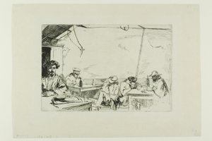 Soep voor drie sous door James Abbott McNeill Whistler