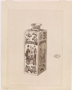 Vierkante Kan met Lange Hals door James Abbott McNeill Whistler