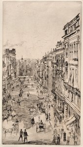 St. Jamesstraat door James McNeill Whistler