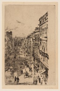 St. Jamesstraat door James McNeill Whistler