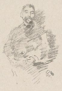 Stéphane Mallarmé door James McNeill Whistler