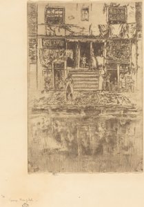 Trappen, Amsterdam door James Abbott McNeill Whistler