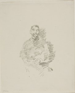 Stéphane Mallarmé door James Abbott McNeill Whistler