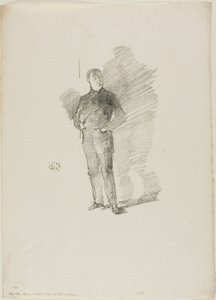 Studie nr. 2: Mr. Thomas Way door James Abbott McNeill Whistler