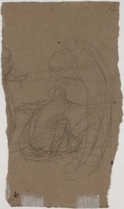 Studie voor "Variaties in blauw en groen" (verso)