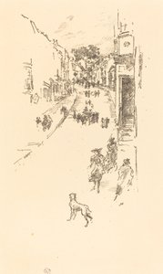 Zondag, Lyme Regis door James Abbott McNeill Whistler