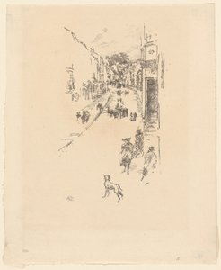 Zondag, Lyme Regis door James Abbott McNeill Whistler