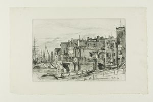 Thames Politie door James Abbott McNeill Whistler