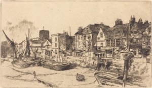 Adam en Eva, Oud Chelsea door James Abbott McNeill Whistler