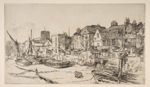 De "Adam en Eva", Old Chelsea door James McNeill Whistler
