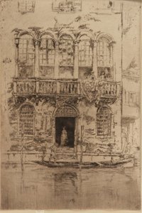 Het balkon door James Abbott McNeill Whistler