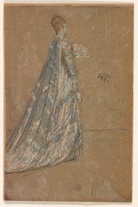 De Blauwe Jurk door James Abbott McNeill Whistler