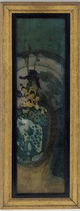 Het Blauwe Meisje (fragment): Paars en Blauw door James Abbott McNeill Whistler