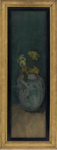 Het blauwe meisje (fragment): Geel en blauw