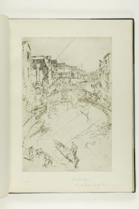 De brug, Santa Marta door James McNeill Whistler