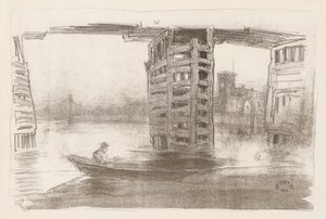De brede brug door James Abbott McNeill Whistler