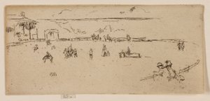 Het bokkende paard, Wilde Westen door James Abbott McNeill Whistler