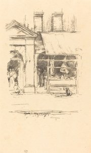 De slagershond door James Abbott McNeill Whistler