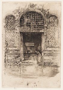 De Deurpost door James Abbott McNeill Whistler