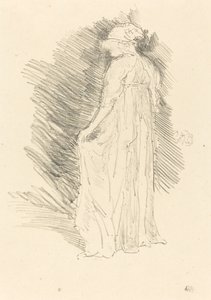 De Gedrapeerde Figuur, Achteraanzicht