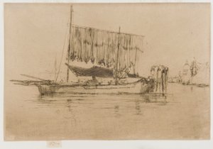 De Vissersboot door James Abbott McNeill Whistler
