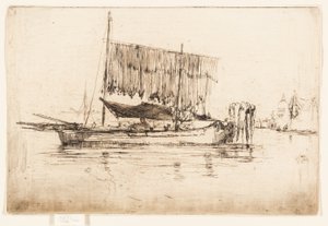De Vissersboot door James Abbott McNeill Whistler