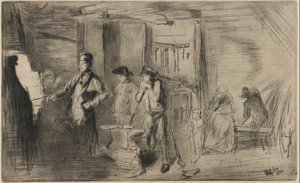 De Smidse door James Abbott McNeill Whistler