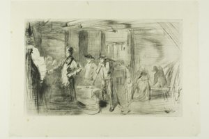 De smidse door James Abbott McNeill Whistler