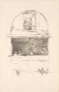 De smederij, Passage du Dragon door James Abbott McNeill Whistler